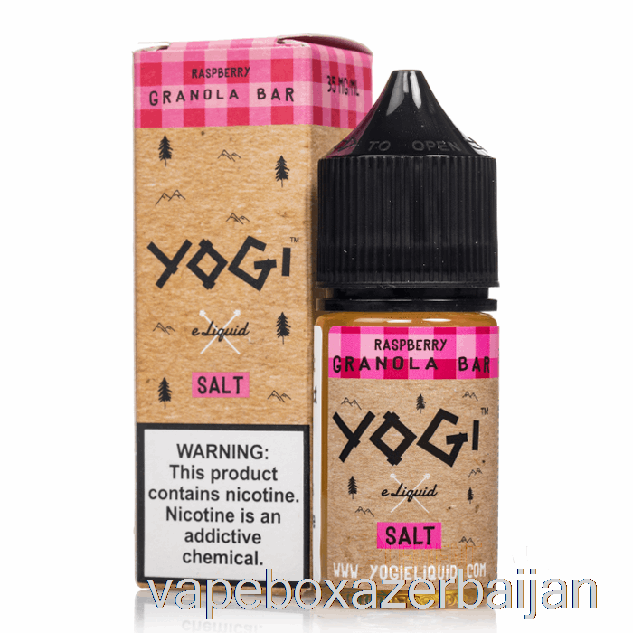 Vape Box Azerbaijan Raspberry Granola Bar - Yogi Salts E-Liquid - 30mL 50mg